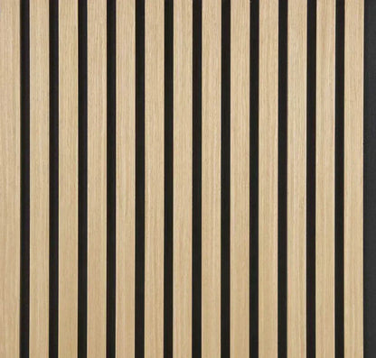 Painéis que imitam madeira com dimensões de 270 × 110 cm